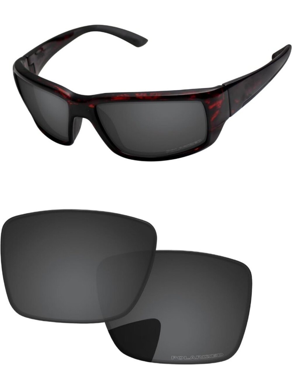 Precision Fit Replacement Lenses for Costa Fantail Sunglasses - UV Block, Impact